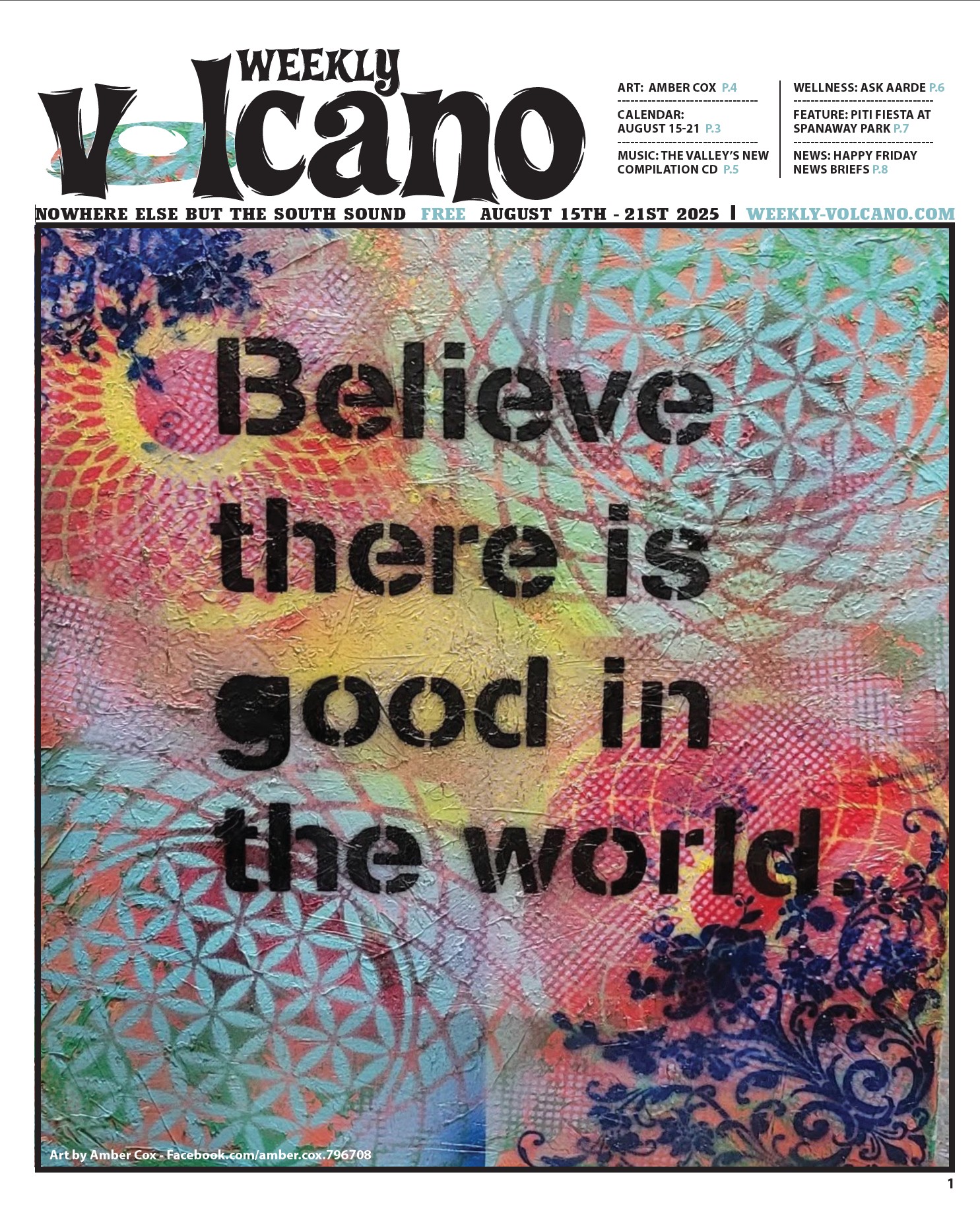 FROM COVER: Amber Cox is Painting Through the Chaos in Tacoma
