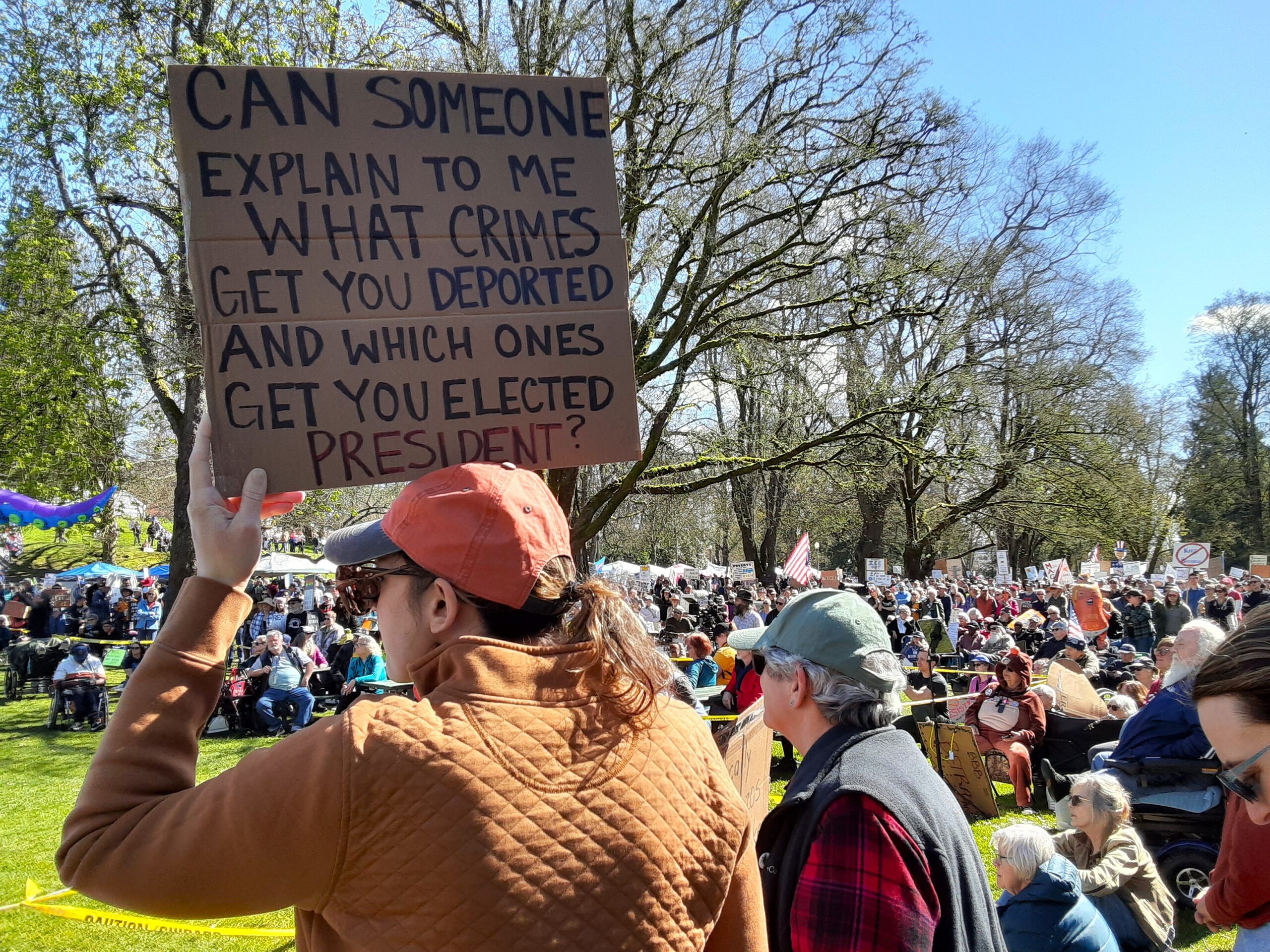 No Kings Movement Builds as Tacoma Crowd Tops 4,000