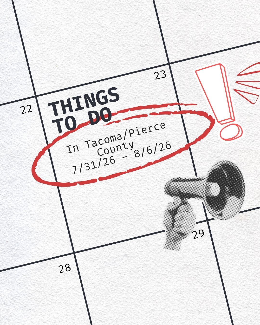 Print Calendar of the Week – 7/31 to 8/6