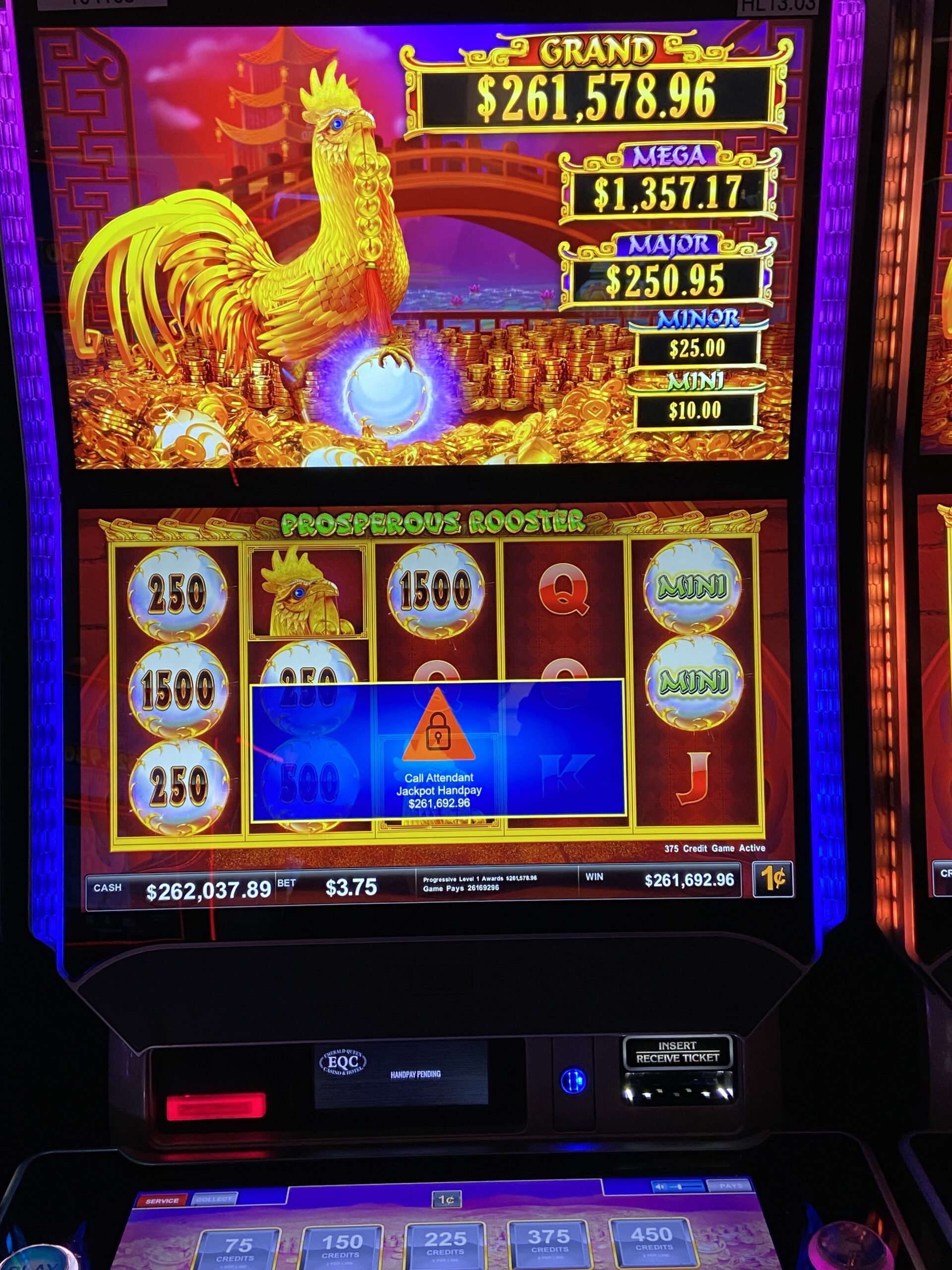 Emerald Queen Casino Celebrates Recent Major Jackpot Wins