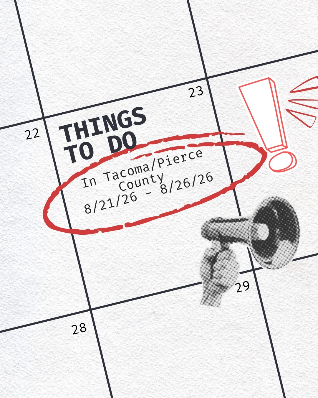 Weekly Print Calendar – 8/21 to 8/27